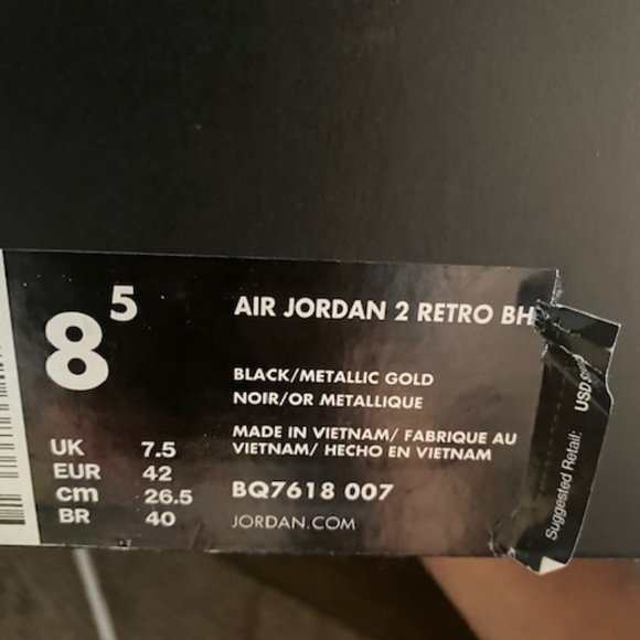Air Jordan 2 Retro BHM
